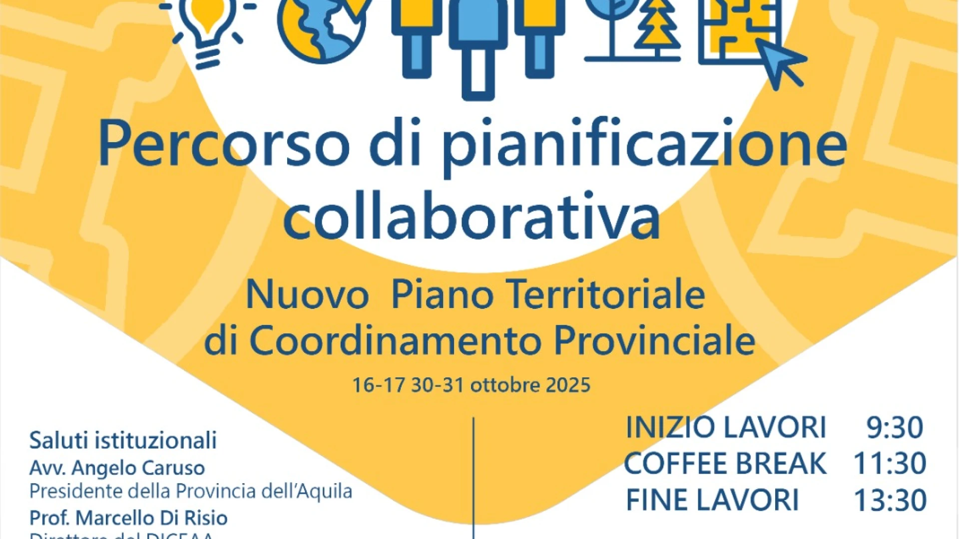 Geodesign, all’Aquila un workshop sulla pianificazione partecipata per il nuovo Piano territoriale provinciale.